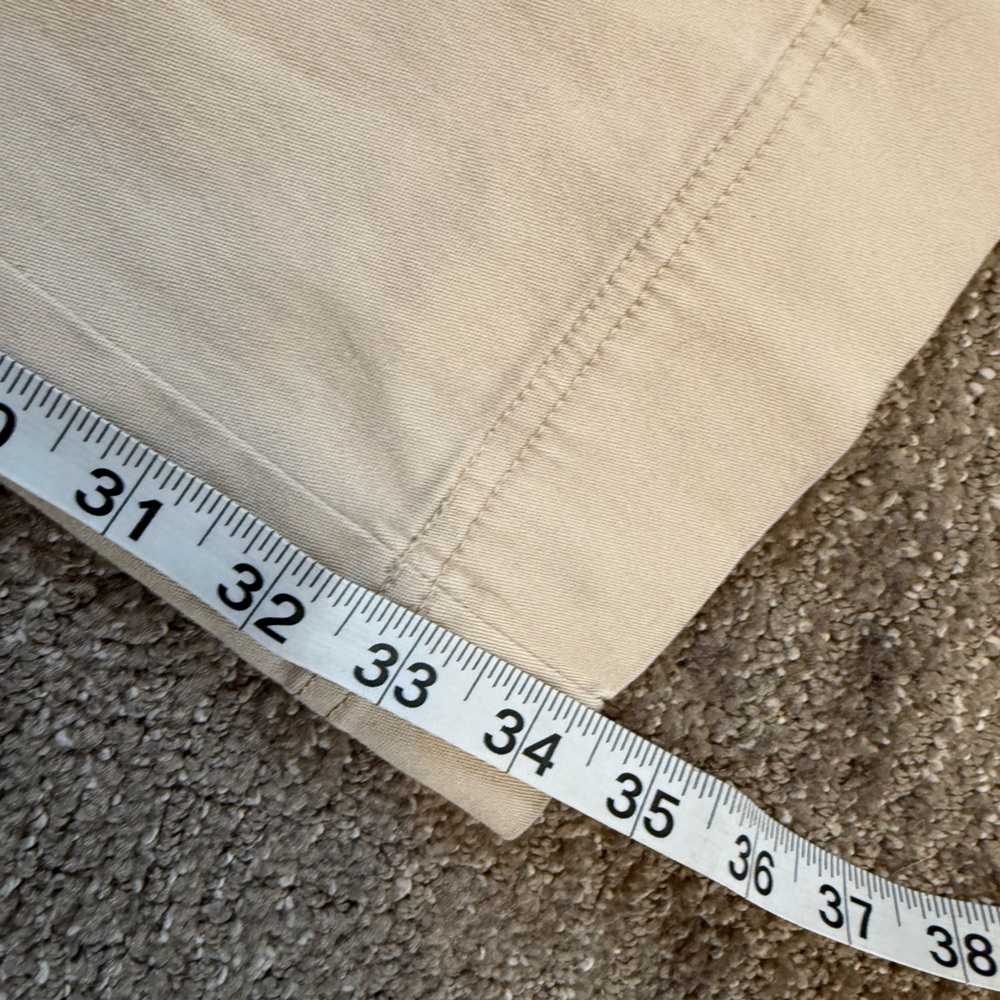 90s Vintage Delias Flare Khakis 100% Cotton Pants Size 5/6 - Picture 8 of 10